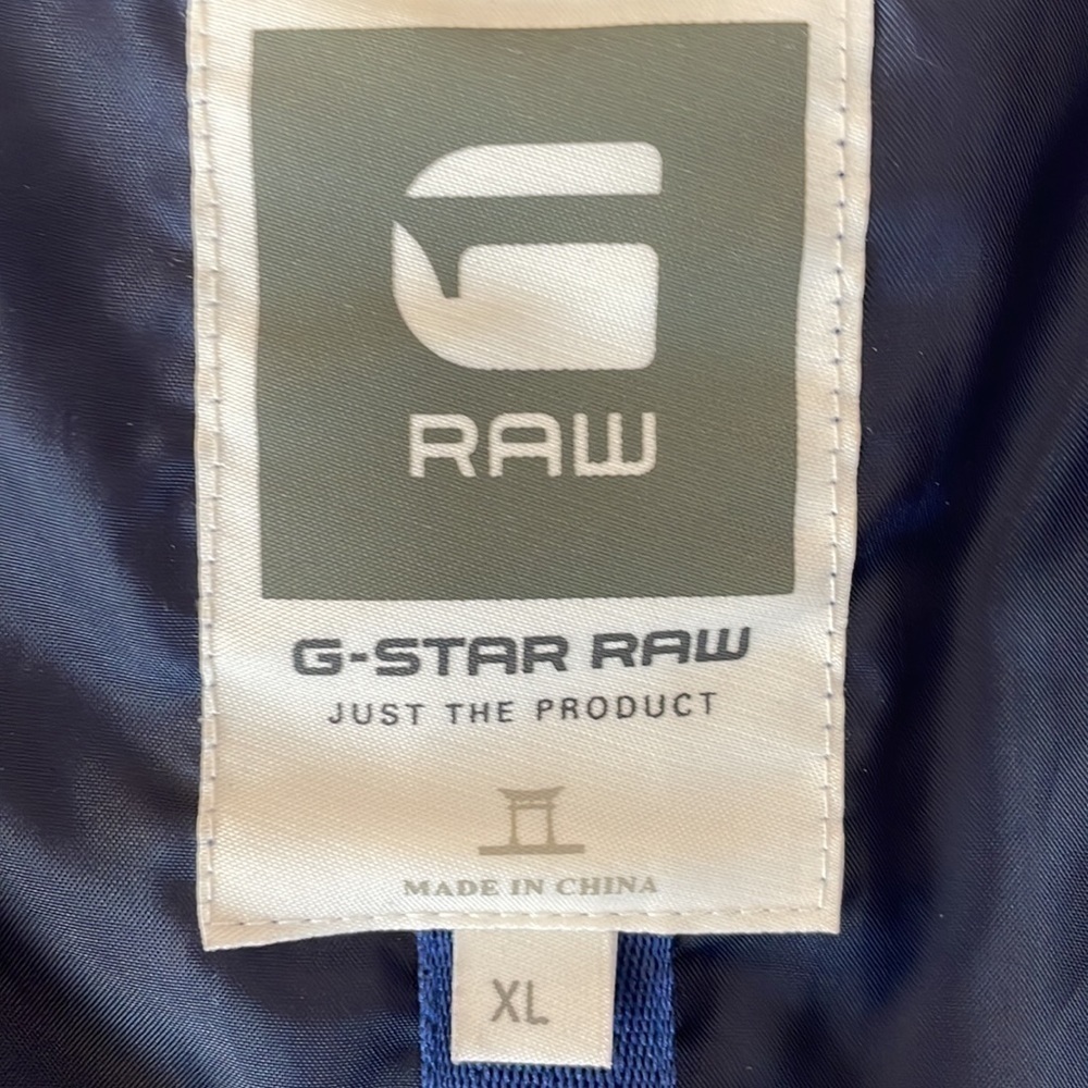 G-STAR RAW GREEN & BLUE PUFFER JACKET - Picture 5 of 5